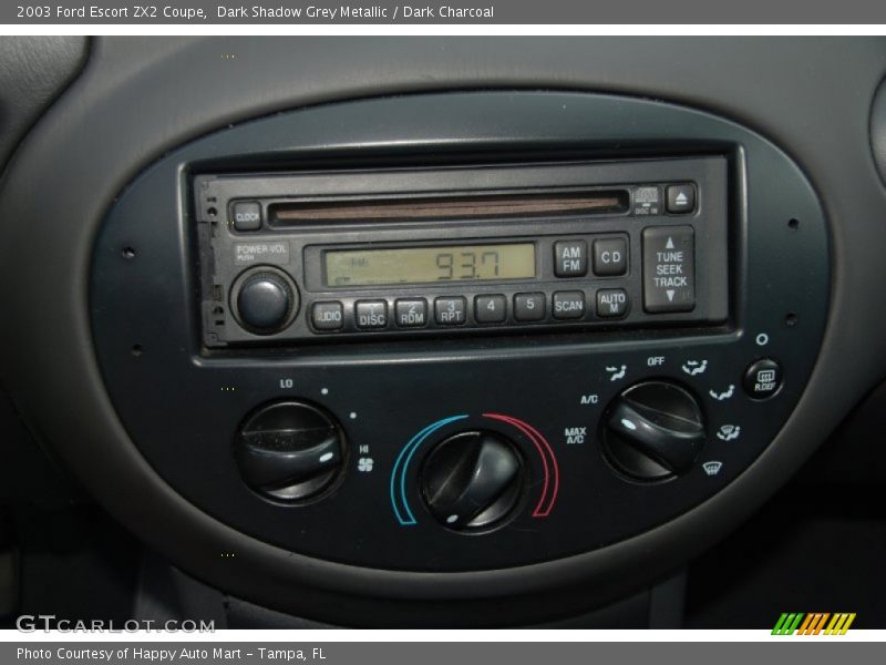 Controls of 2003 Escort ZX2 Coupe