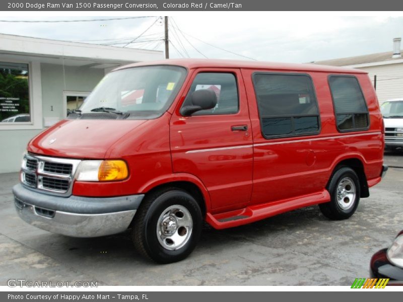 Front 3/4 View of 2000 Ram Van 1500 Passenger Conversion