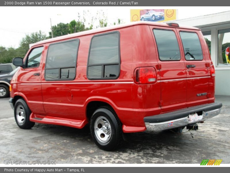  2000 Ram Van 1500 Passenger Conversion Colorado Red