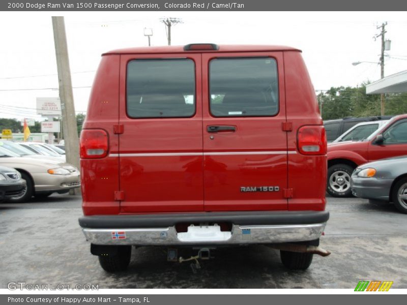  2000 Ram Van 1500 Passenger Conversion Colorado Red