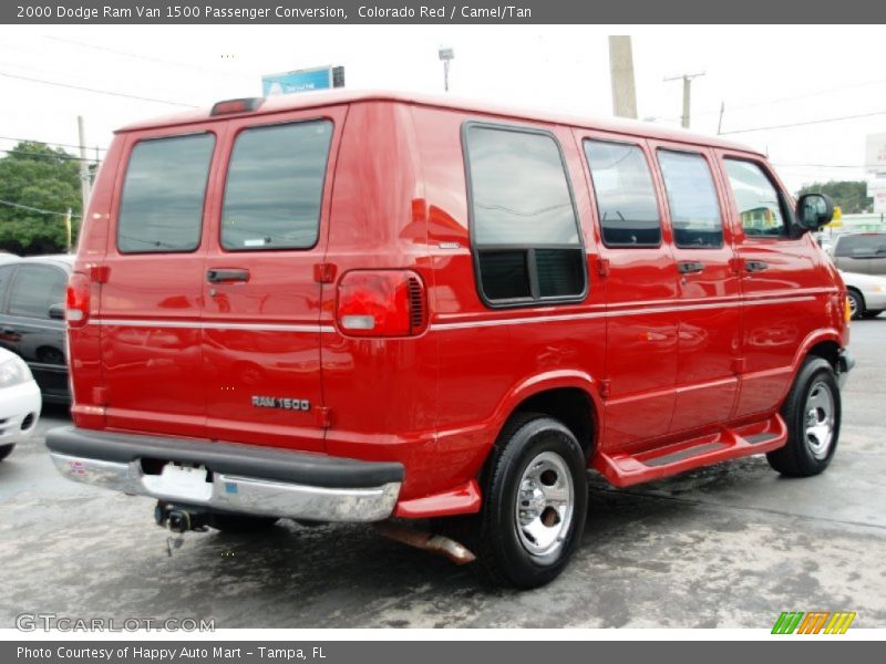  2000 Ram Van 1500 Passenger Conversion Colorado Red