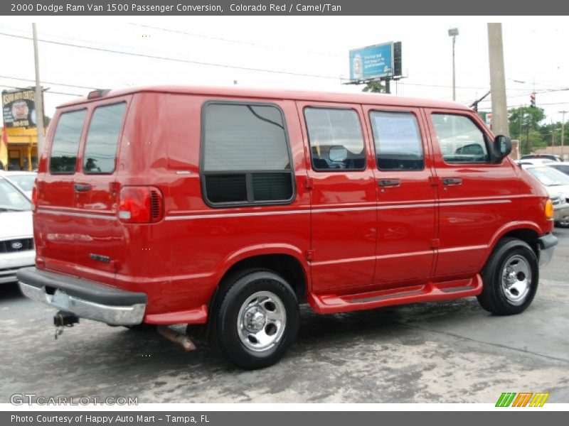  2000 Ram Van 1500 Passenger Conversion Colorado Red