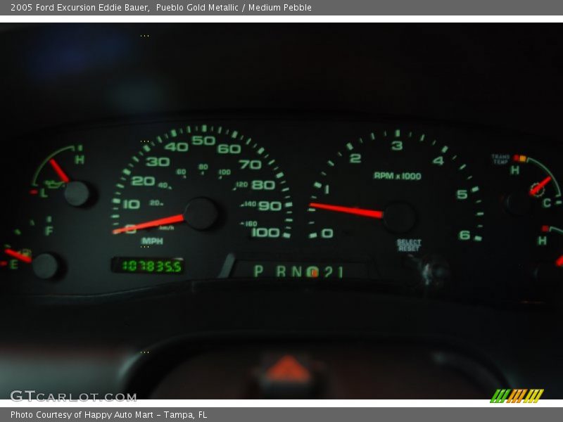 Pueblo Gold Metallic / Medium Pebble 2005 Ford Excursion Eddie Bauer