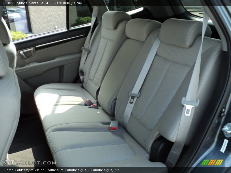 Slate Blue / Gray 2009 Hyundai Santa Fe GLS
