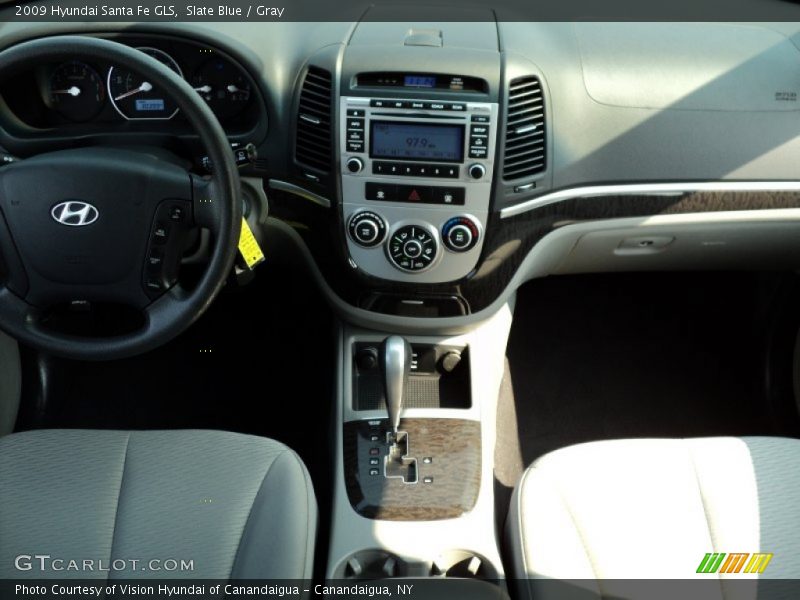 Slate Blue / Gray 2009 Hyundai Santa Fe GLS