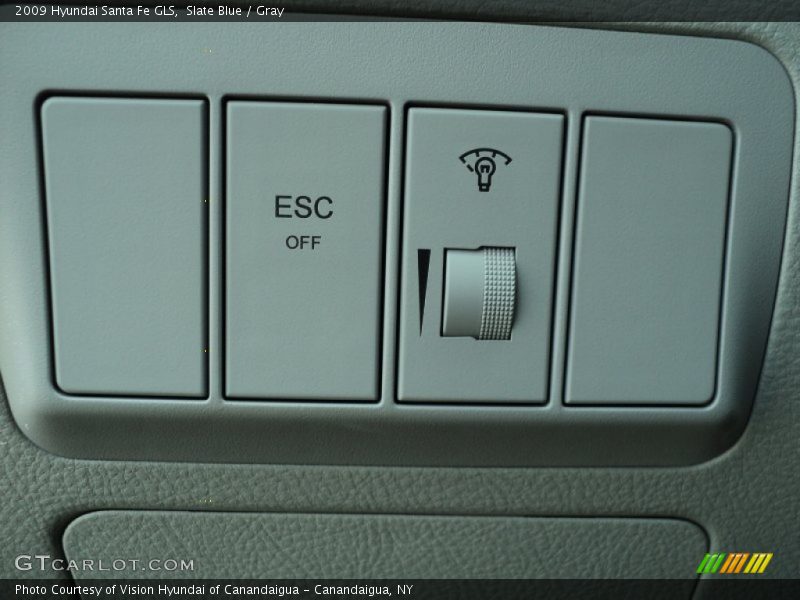 Slate Blue / Gray 2009 Hyundai Santa Fe GLS