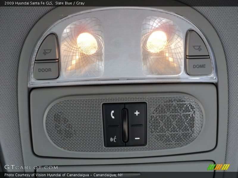 Slate Blue / Gray 2009 Hyundai Santa Fe GLS