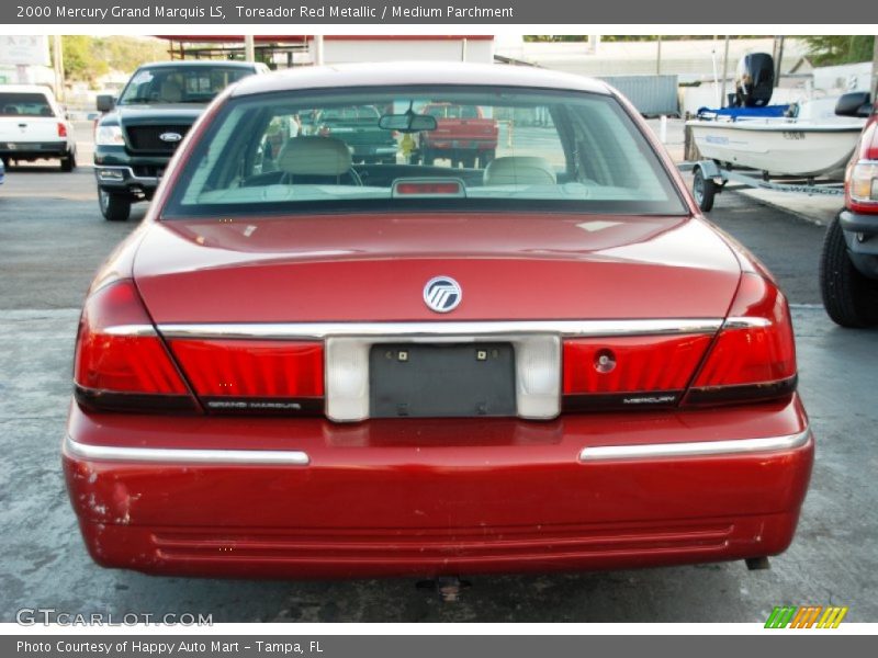 Toreador Red Metallic / Medium Parchment 2000 Mercury Grand Marquis LS