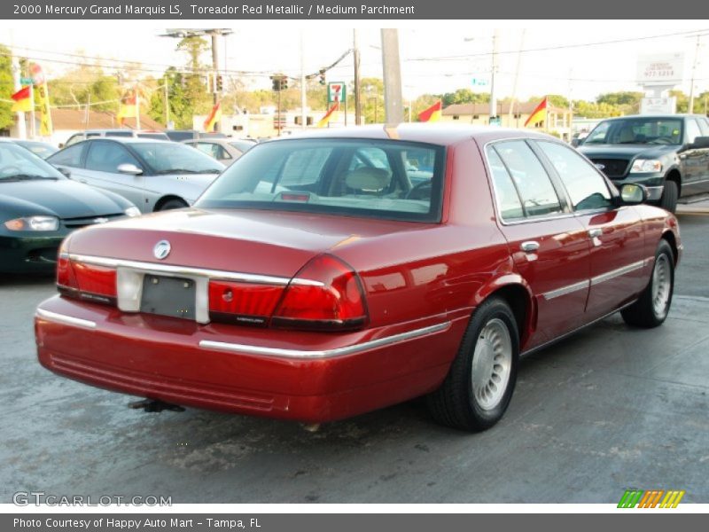 Toreador Red Metallic / Medium Parchment 2000 Mercury Grand Marquis LS