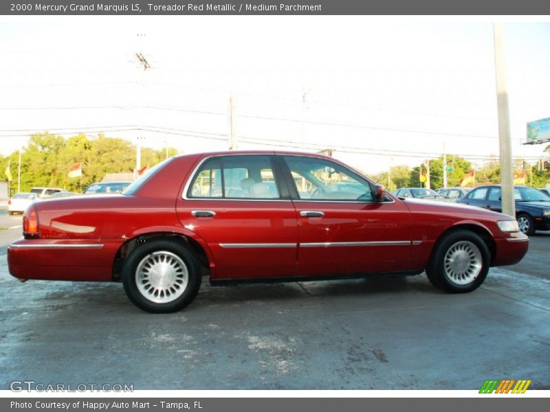 Toreador Red Metallic / Medium Parchment 2000 Mercury Grand Marquis LS