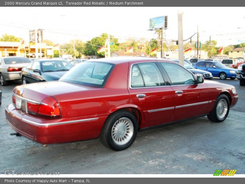 Toreador Red Metallic / Medium Parchment 2000 Mercury Grand Marquis LS