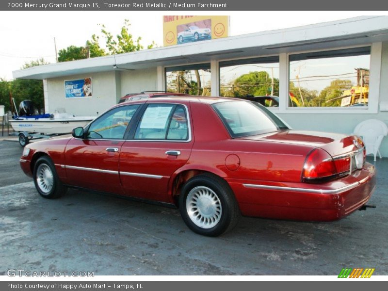 Toreador Red Metallic / Medium Parchment 2000 Mercury Grand Marquis LS