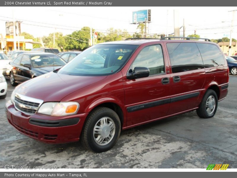 Sport Red Metallic / Medium Gray 2004 Chevrolet Venture LS