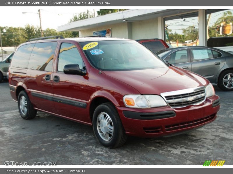 Sport Red Metallic / Medium Gray 2004 Chevrolet Venture LS