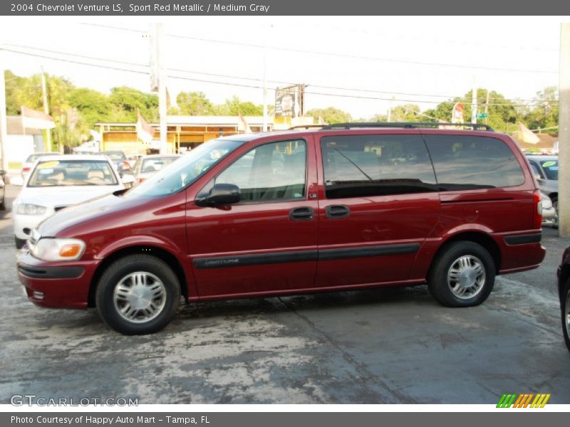 Sport Red Metallic / Medium Gray 2004 Chevrolet Venture LS