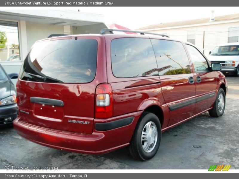 Sport Red Metallic / Medium Gray 2004 Chevrolet Venture LS