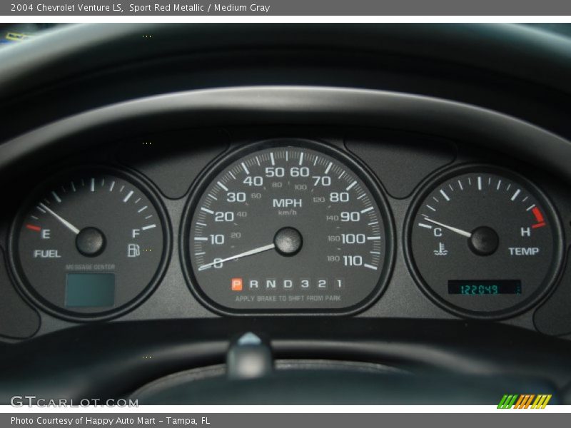 Sport Red Metallic / Medium Gray 2004 Chevrolet Venture LS