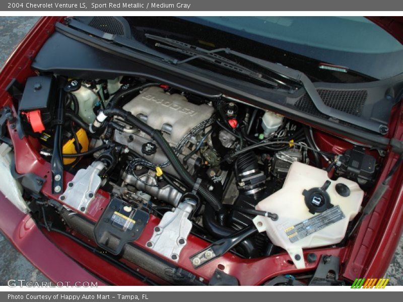 Sport Red Metallic / Medium Gray 2004 Chevrolet Venture LS