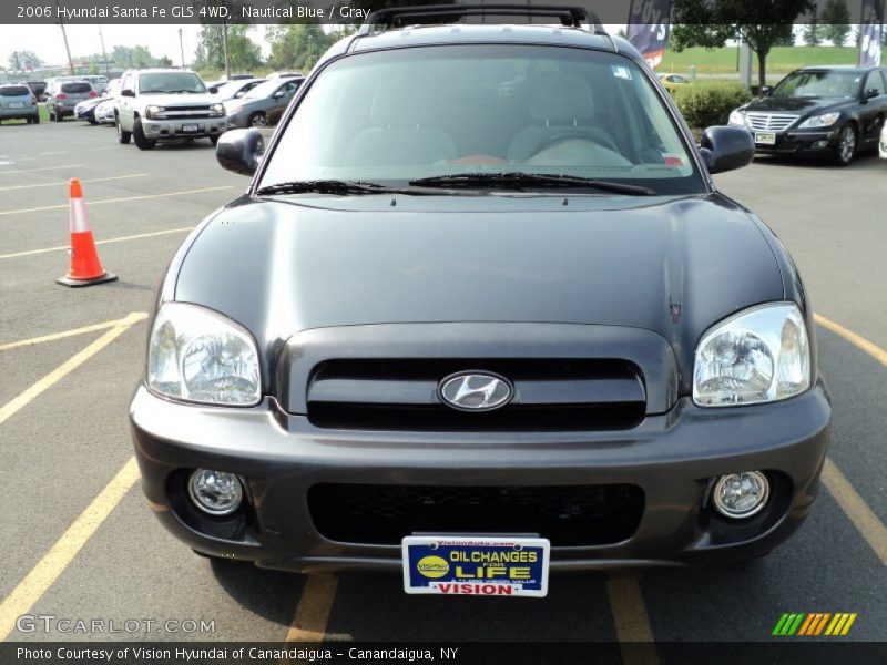 Nautical Blue / Gray 2006 Hyundai Santa Fe GLS 4WD