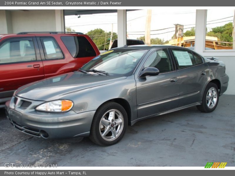 Greystone Metallic / Dark Pewter 2004 Pontiac Grand Am SE Sedan