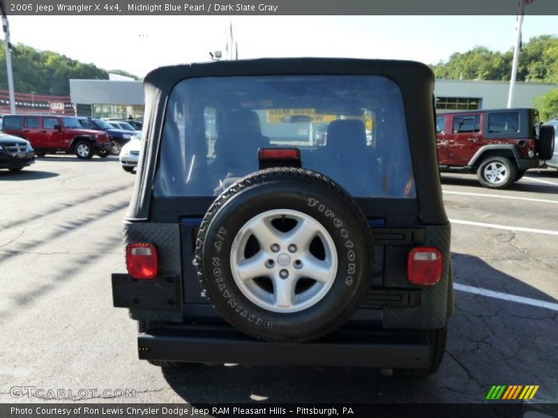 Midnight Blue Pearl / Dark Slate Gray 2006 Jeep Wrangler X 4x4