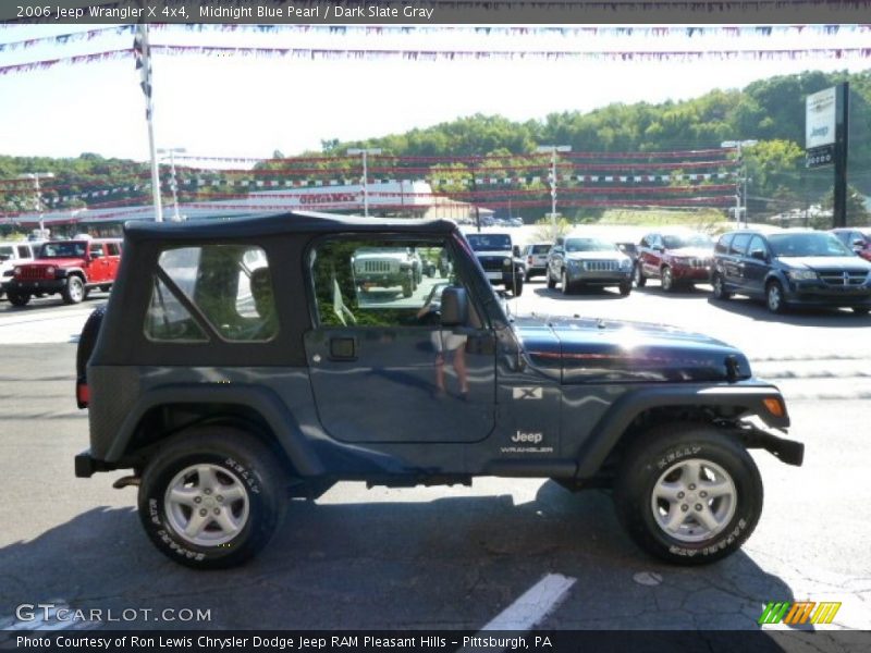 Midnight Blue Pearl / Dark Slate Gray 2006 Jeep Wrangler X 4x4