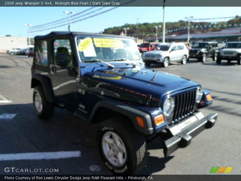 Midnight Blue Pearl / Dark Slate Gray 2006 Jeep Wrangler X 4x4