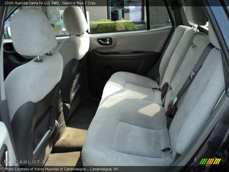 Nautical Blue / Gray 2006 Hyundai Santa Fe GLS 4WD