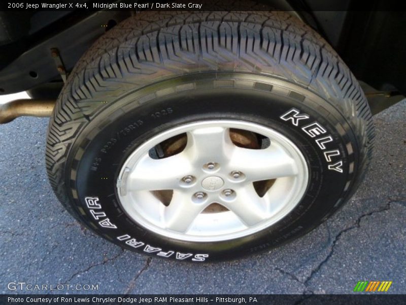 Midnight Blue Pearl / Dark Slate Gray 2006 Jeep Wrangler X 4x4