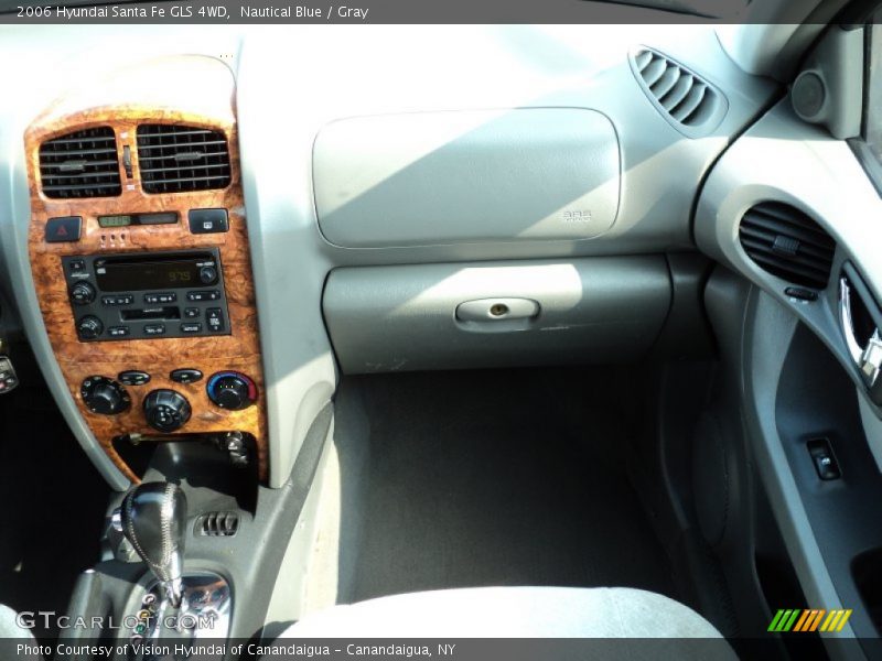 Nautical Blue / Gray 2006 Hyundai Santa Fe GLS 4WD