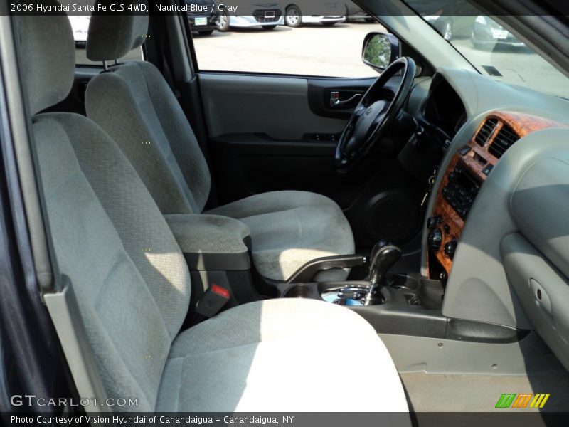 Nautical Blue / Gray 2006 Hyundai Santa Fe GLS 4WD