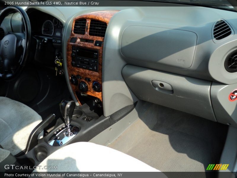 Nautical Blue / Gray 2006 Hyundai Santa Fe GLS 4WD