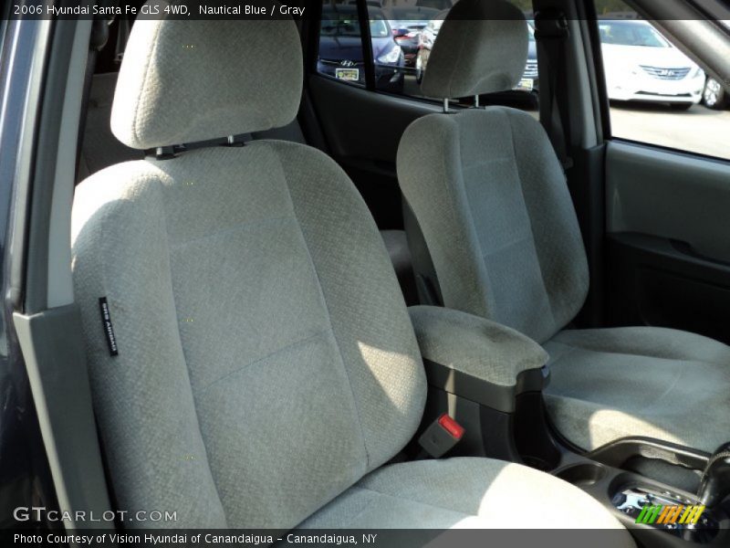 Nautical Blue / Gray 2006 Hyundai Santa Fe GLS 4WD