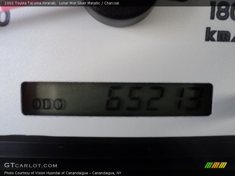 Lunar Mist Silver Metallic / Charcoal 2003 Toyota Tacoma Xtracab