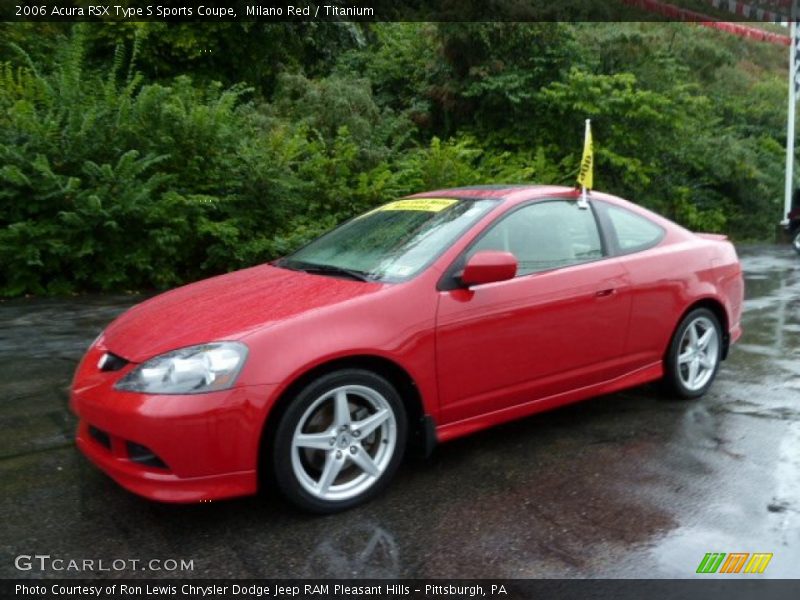 Milano Red / Titanium 2006 Acura RSX Type S Sports Coupe