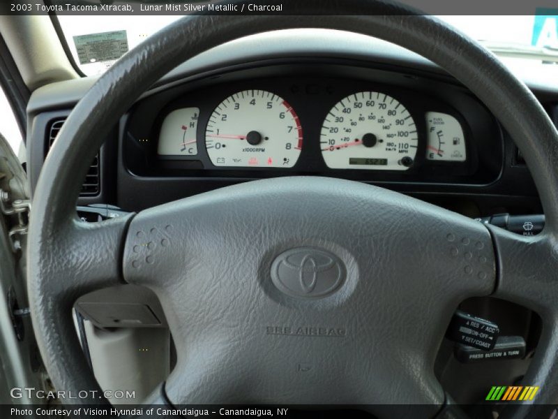 Lunar Mist Silver Metallic / Charcoal 2003 Toyota Tacoma Xtracab