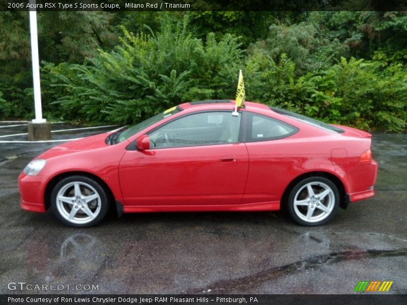 Milano Red / Titanium 2006 Acura RSX Type S Sports Coupe