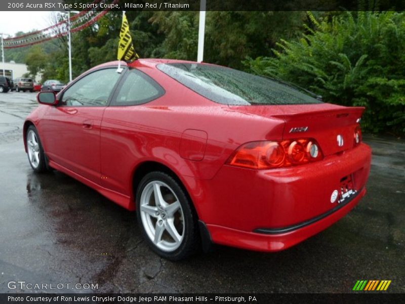 Milano Red / Titanium 2006 Acura RSX Type S Sports Coupe