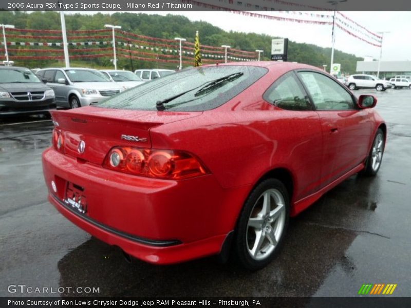 Milano Red / Titanium 2006 Acura RSX Type S Sports Coupe