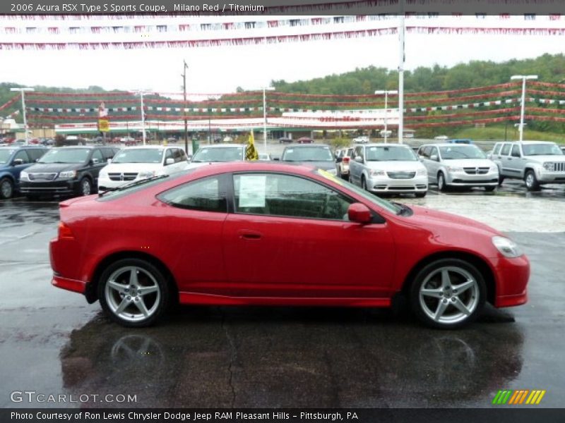 Milano Red / Titanium 2006 Acura RSX Type S Sports Coupe