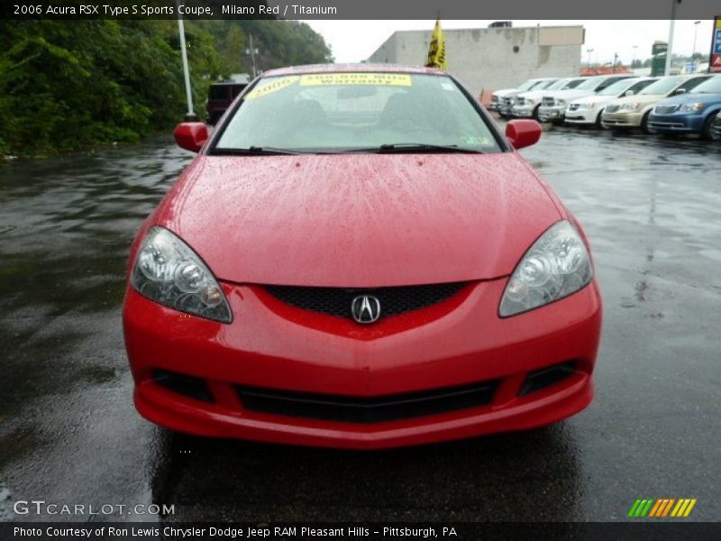 Milano Red / Titanium 2006 Acura RSX Type S Sports Coupe