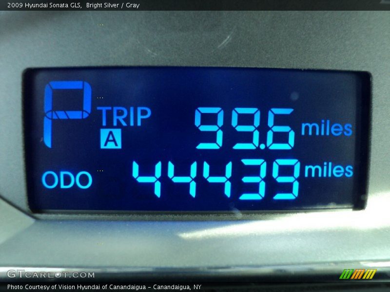 Bright Silver / Gray 2009 Hyundai Sonata GLS