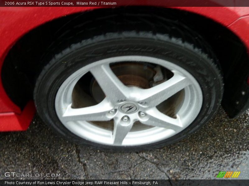 Milano Red / Titanium 2006 Acura RSX Type S Sports Coupe