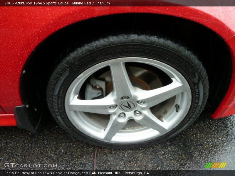 Milano Red / Titanium 2006 Acura RSX Type S Sports Coupe