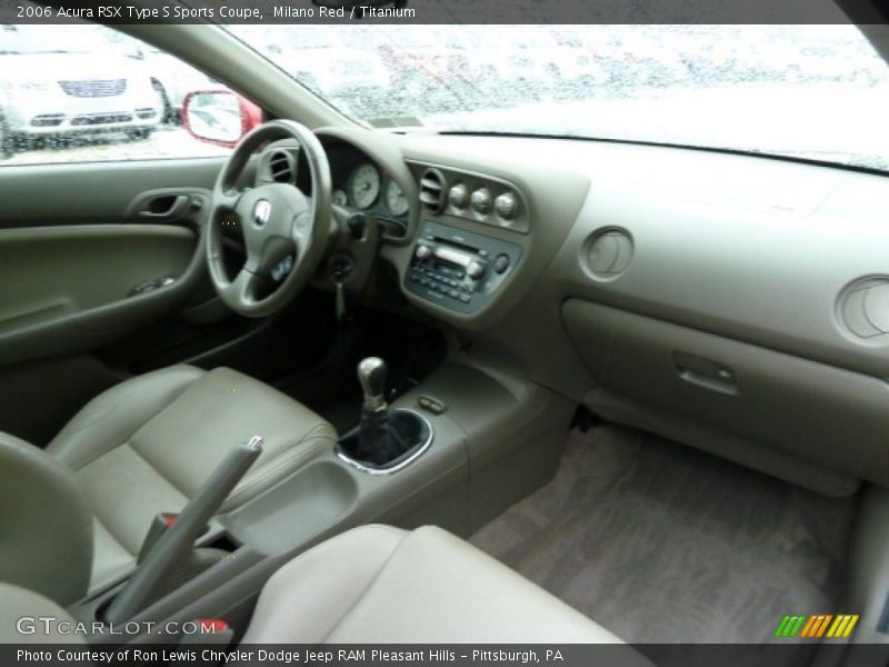 Milano Red / Titanium 2006 Acura RSX Type S Sports Coupe