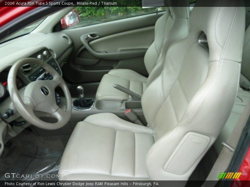 Milano Red / Titanium 2006 Acura RSX Type S Sports Coupe