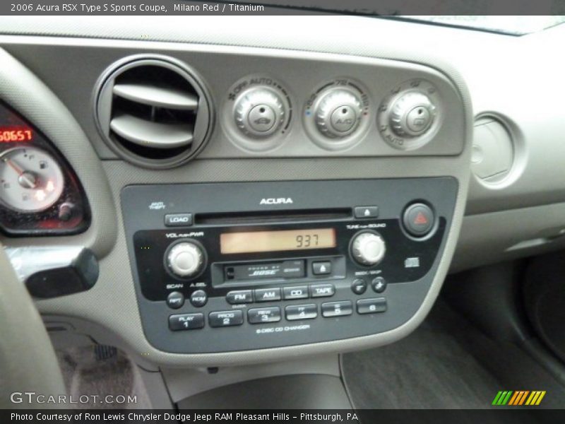 Milano Red / Titanium 2006 Acura RSX Type S Sports Coupe