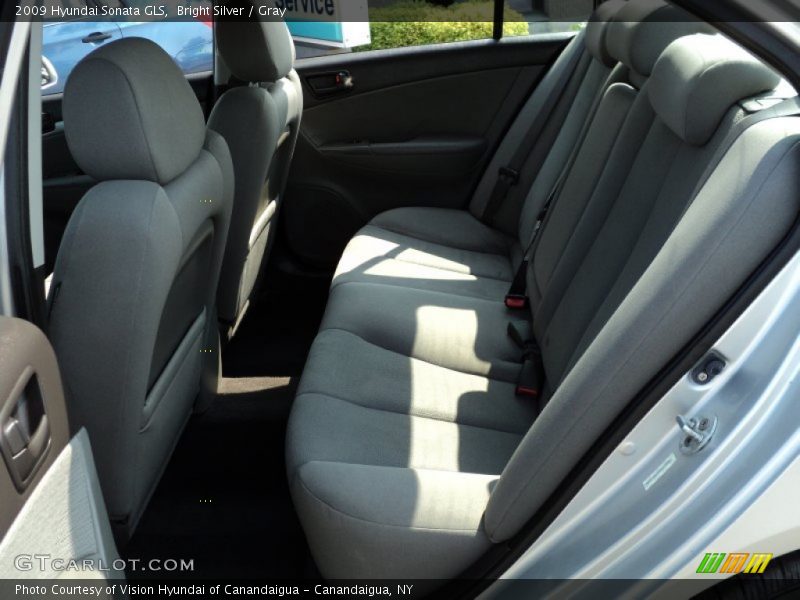 Bright Silver / Gray 2009 Hyundai Sonata GLS