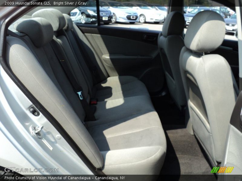 Bright Silver / Gray 2009 Hyundai Sonata GLS