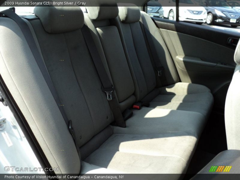 Bright Silver / Gray 2009 Hyundai Sonata GLS
